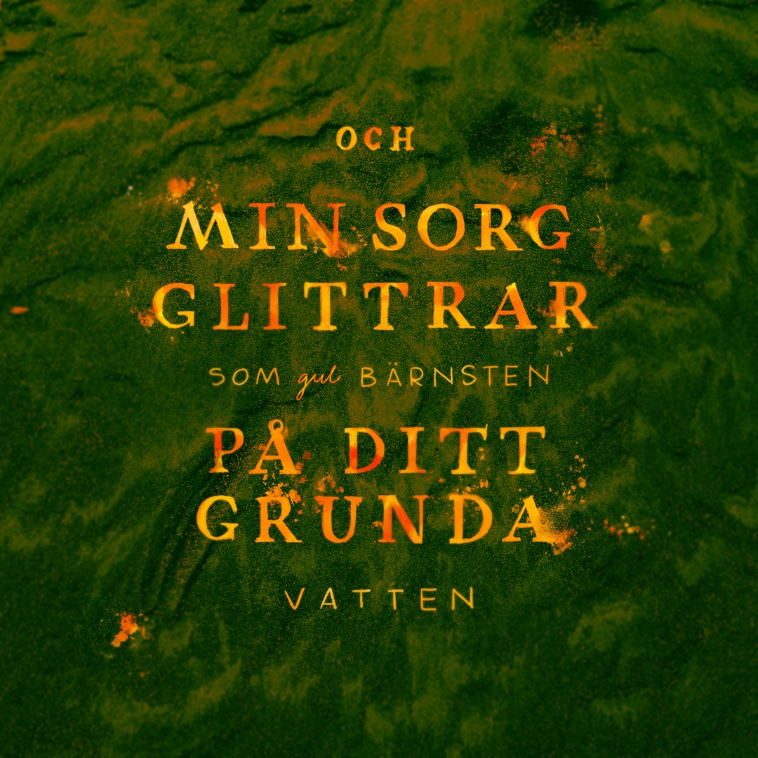 Illustration med handlettering av Frida Hagman